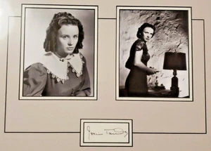 Jessica Tandy Golden Globe Award Winner Photos Signature Framed Mid Century Art - Picture 1 of 12