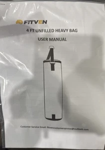 Komplettes 4FT Boxsack Set: robust mit Handschuhen & Handbandagen für Training - Bild 1 von 7