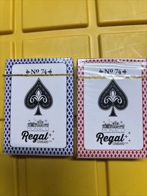 Monaco Royal Casino Standard Playing Cards No. 74 New 2 Decks - Image 1 of 3