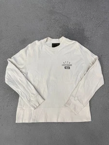 Abercrombie & Fitch Sweatshirt mit Rundhalsausschnitt Herren Große L Creme AF CO 1892 Grafik - Bild 1 von 4