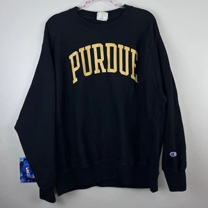 Vintage 90s Purdue University Champion Reverse Weave Crewneck Sweatshirt Size XL - Bild 1 von 8
