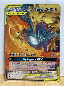 Pokémon Destino Nascosto Moltres & Zapdos & Articuno GX 44/68 Raro - Foto 1 di 2