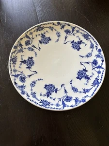 Lamberton Scammell China Blue And White Floral Plate 10.5 Inches - Picture 1 of 5