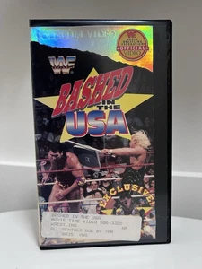 WWF: Bashed in the USA (1993) Wrestling VHS Tape Coliseum Video Rare HTF OOP WCW - Imagen 1 de 14