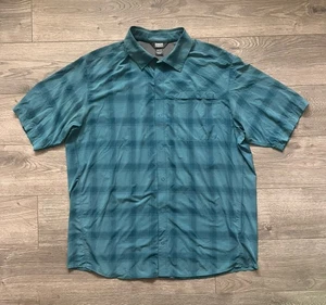 Camisa Outdoor Research Sun Astroman para hombre talla XXL manga corta verde a cuadros - Imagen 1 de 8