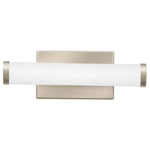 FMVCCLS 13.5 in. Brushed Nickel Integrated LED Vanity Light Bar with Selectable - Picture 1 of 4