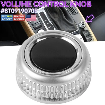 For Audi A4 B8 RS4 S4 A5 S5 RS5 Q5 2012-2017 MMI Volume Control Knob 8T0919070B Foto 1 de 4