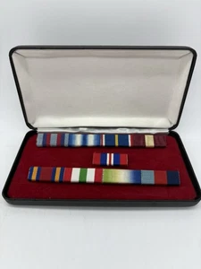 WWII US Navy War Wide Broad Box Service Military Ribbons Ribbon - Picture 1 of 4
