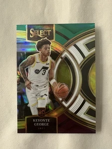 2023-24 Select NBA KEYONTE GEORGE RC No. 109 GREEN WHITE PURPLE PRIZM PREMIER - Picture 1 of 2