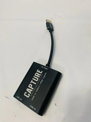 4K 1080p HDMI USB 3.0 Video Capture Card Game Live Stream Screen Record US - Image 1 of 4