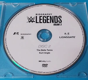 WWE Legends Vol. 3 DVD Disc Only Biography Kurt Angle Bella Twins Great! - Bild 1 von 1