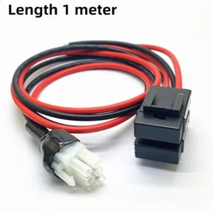 1m Power Cable 30Amp for Icom Radio IC-706 IC-718 IC-746 IC-756 Kenwood TS-50s - Picture 1 of 6