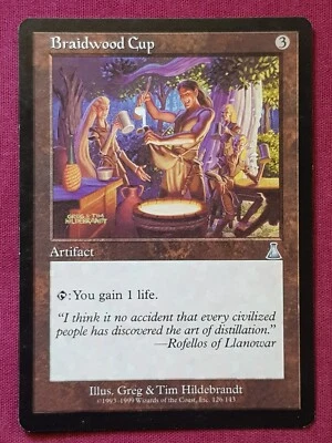 Magic The Gathering URZA'S DESTINY BRAIDWOOD CUP artifact card MTG - Image 1 of 2