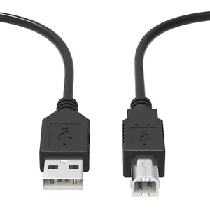 6ft Printer USB 2.0 Cable Cord Lead Wirer For HP ENVY 6455e All-in-One Printer - Picture 1 of 5