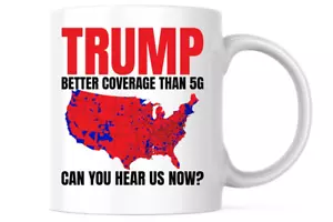 Donald Trump Better Coverage 2024 Cup  MAGA Ceramic Coffee Mug Conservative Gift - Picture 1 of 1