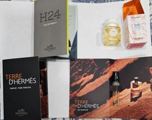 4 Hermes EDP: 2 Terre 2ml, 1 H24 2ml, 1 Twilly 7.5 ml New. total 13.5ml/0.43oz - Picture 1 of 1