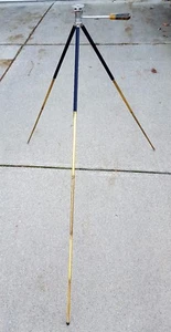VINTAGE 1930 - 40's ALBERT SPECIALTY CO CAMERA TRIPOD Brass Legs Bakelite Handle - Picture 1 of 4