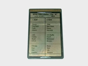 ROM2-R - Pop 88 Rhythmus Memory Card für Wersi CD-Line Instrumente - Bild 1 von 1