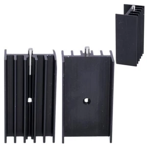 Disipador de calor hebra aluminio para TO220 negro 40x23,3x16,5 mm M3 HS-123-40 - Imagen 1 de 3