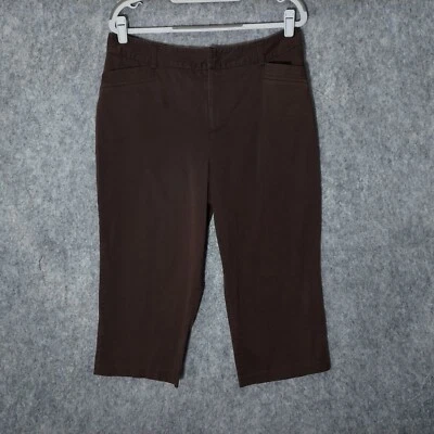 212 Коллекция брюки 14 эластичной Chino укороченный прямой ноги коричневый повседневный опрятный - Изображение 1 из 4