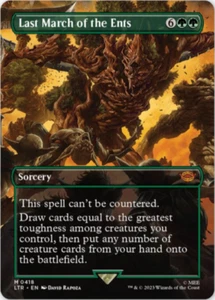 Magic The Gathering Last March of the Zent LTR CASI NUEVO Mythic Sorcery 418 LOTR Borderless Magic - Imagen 1 de 2