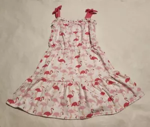 NWT Children's Place Flamingo Tiered Sleeveless Dress Sundress Toddler Girl - Picture 1 of 1