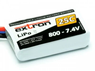 Extron - LiPo X2 800mAh 2S 7,4V - 25C - Bild 1 von 2