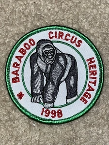Boy Scout BSA 1998 Gorilla Baraboo Circus Heritage Wisconsin Trail Patch - Picture 1 of 1
