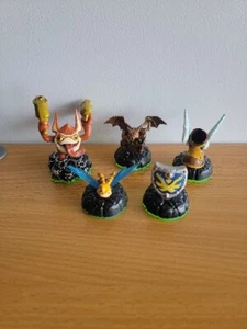 Skylanders Trap Team Figures - Lot Of 5 Green Base, 2011.. - Picture 1 of 12