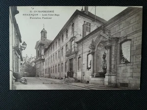 CPA 25 BESANCON - Lycée Victor-Hugo - Fontaine Pasteur - Imagen 1 de 2
