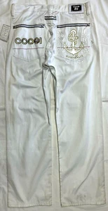 COOGI WHITE DENIM PANT ~~ (FREE SHIPPING) - Picture 1 of 16