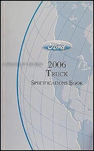 2006 Ford Truck Servicio Especificaciones Libro F150 F250 F350 Super Duty Ranger - Imagen 1 de 1