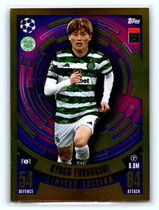 Topps Match Attax 2023/24 Limited Edition Card Kyogo Furuhashi Celtic - Picture 1 of 2