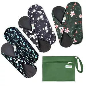 Absorbent Reusable Menstrual Sanitary Pads/Washable Cloth Menstrual Period Pa... - Picture 1 of 6