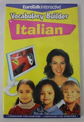  Vocabulary Builder Italian age 4+ CD-ROM  by EurotalkInteractive  NEW & sealed - Image 1 of 3