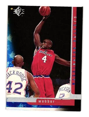 1996-97 SP #126 Chris Webber Washington Bullets - Image 1 of 2