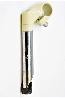 22.2mm SHORT 40mm REACH HANDLEBAR STEM ADULT or CHILDS BIKE CHROME AND CREAM - Image 1 of 2