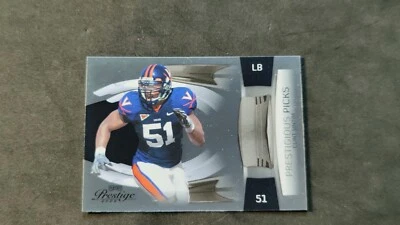 2009 Playoff Prestige Prestigious Picks Clint Sintim Black /25 #13 Rookie RC - Image 1 of 3