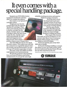 Vintage Print Ad Yamaha YCD-1000 Car Compact Disc Player - Feb 1986 - Picture 1 of 5