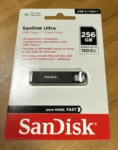 SanDisk Ultra 256GB USB Type-C Flash Drive 3.1 150mbps SDCZ460-256G-G46 - Picture 1 of 2