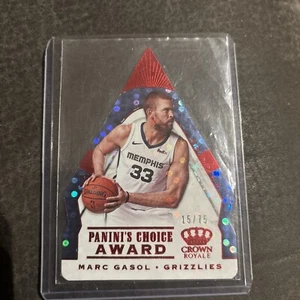 2018-19 Panini Crown Royale Marc Gasol Panini‘s Choice Award Red /75 - Bild 1 von 2