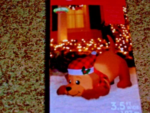 3.5 Ft PLAYFUL PUP IN HIS HOLIDAY ATTIRE NEW - Picture 1 of 1