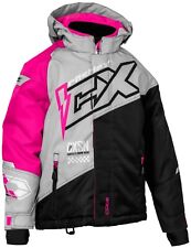 Castle X Code G5 Youth Snow Jacket Silver/Pink Glow/Black