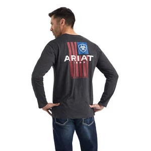 Ariat® Men's Land Of The Free Black T-Shirt 10042779 - Picture 1 of 24