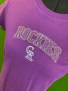 MLB Colorado Rockies GIII Brillante Estrás Niñas Camiseta Juvenil Grande - Imagen 1 de 3