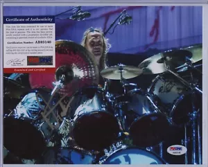 NICKO McBRAIN 8x10 Photo Signed Autographed Auto PSA DNA Iron Maiden - Picture 1 of 1