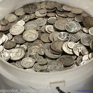 U.S.A. ALL PRE 1965 SCRAP 90% SILVER BLOWOUT SALE $5 FACE LOTS! ✯✯ FREE S&H ✯✯ - Picture 1 of 4
