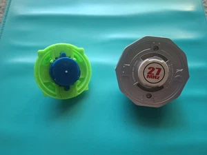 (2) Plastic Style Beyblade Old Generation Bases LOT - Picture 1 of 2