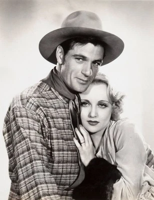 GARY COOPER & Carole Lombard - 1930s - 5 x 7 inch Photo Print - Image 1 of 2
