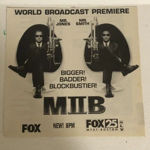 Men In Black II Movie Print Ad Tommy Lee Jones Will Smith Tpa5 - Picture 1 of 2